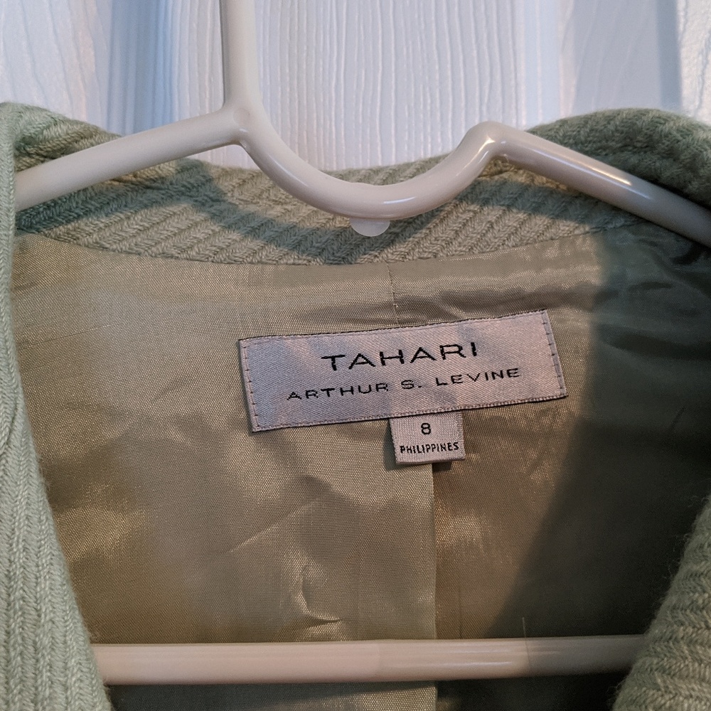 Light Green Tahari Blazer - Picture 3 of 4